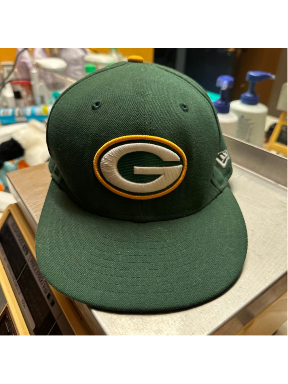 Men's New Era Green Bay Packers Fitted Hat Green
